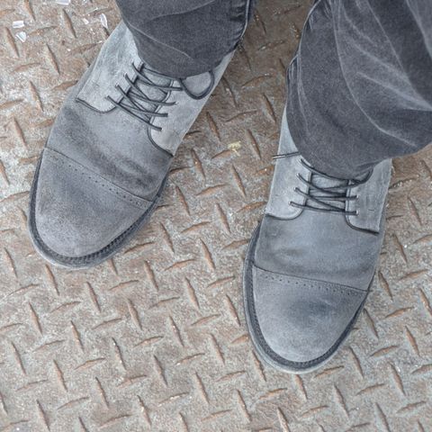 Viberg Service Boot BCT in C.F. Stead Charcoal Waxy Commander