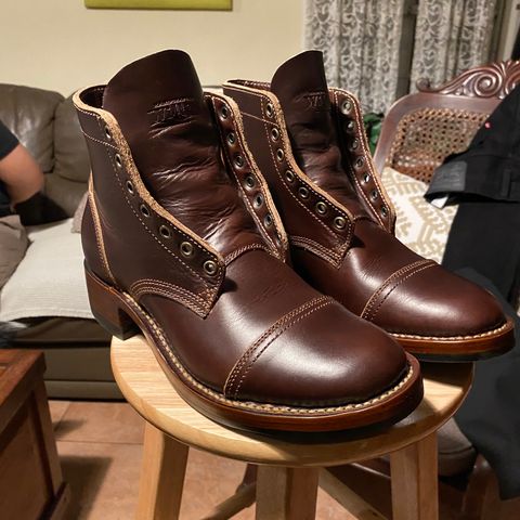 Willie's Handmade Boots Service Boot in Horween Brown Chromexcel