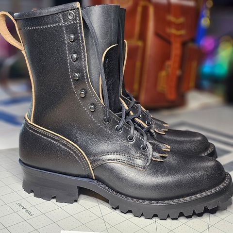 Nicks MTO in Horween Black Waxed Flesh