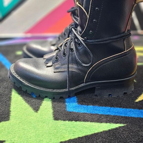 Nicks MTO in Horween Black Waxed Flesh