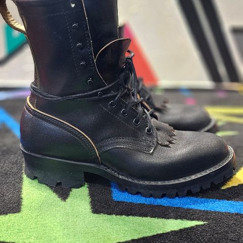 Nicks MTO in Horween Black Waxed Flesh