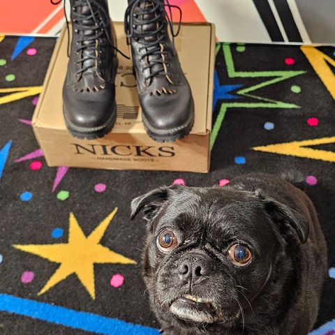 Nicks MTO in Horween Black Waxed Flesh