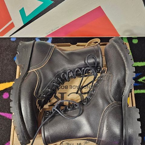 Nicks MTO in Horween Black Waxed Flesh
