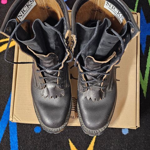 Nicks MTO in Horween Black Waxed Flesh