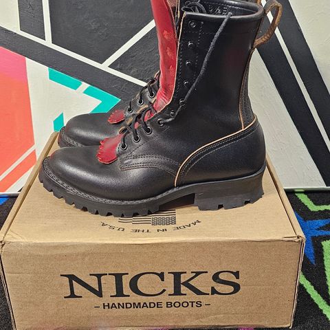 Nicks MTO in Horween Black Waxed Flesh