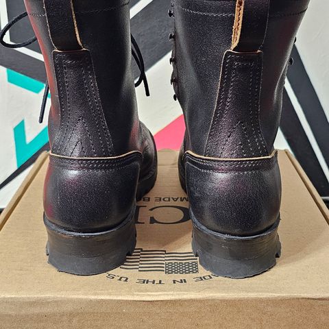 Nicks MTO in Horween Black Waxed Flesh