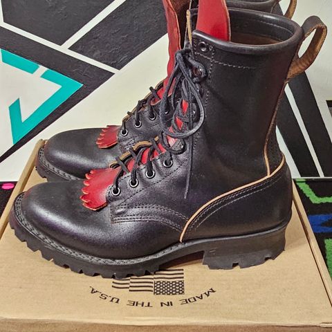 Nicks MTO in Horween Black Waxed Flesh