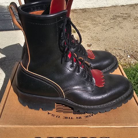 Nicks MTO in Horween Black Waxed Flesh