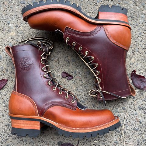 Frank's Front Range in Wickett & Craig Chestnut Oiled Latigo & Wickett & Craig Tan Oiled Latigo & Wickett & Craig Navy Traditional Harness