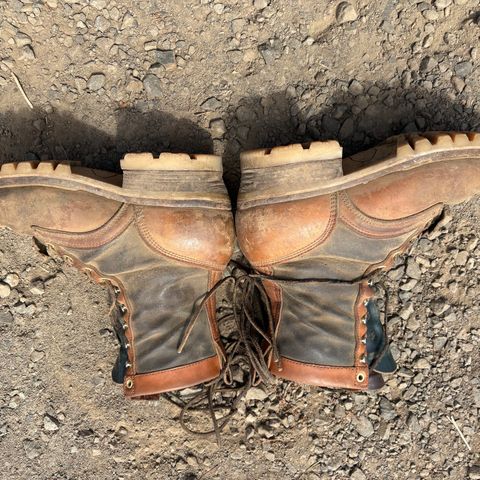 Ground Pounder Ryker AT in Wickett & Craig Russet Glazed Traditional Harness & Spruce Duck Canvas