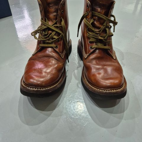 View photo of Willie's Handmade Boots Service Boot in Maryam Toscanello TPR Horsebutt