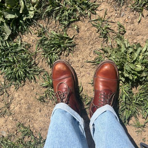 Bordon Tukano Boots in Wickett & Craig Tan Oiled Latigo