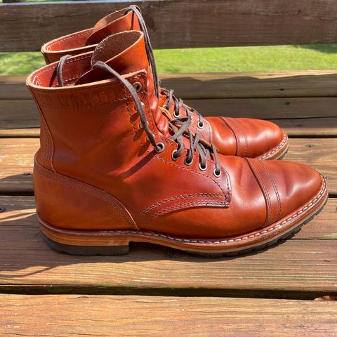 White's MP-Sherman Plain Toe in Wickett & Craig Latigo