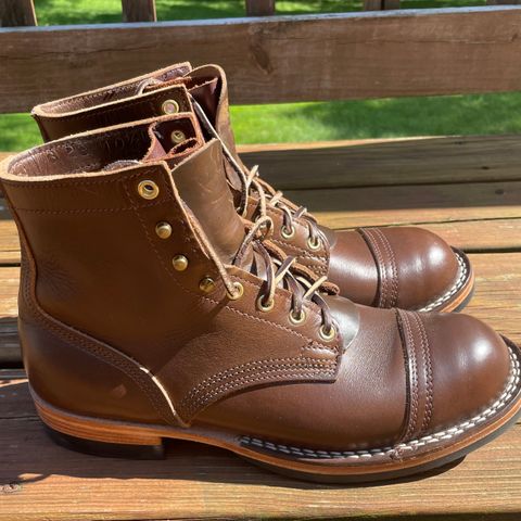 Nicks Americana in Horween Olive Chromexcel