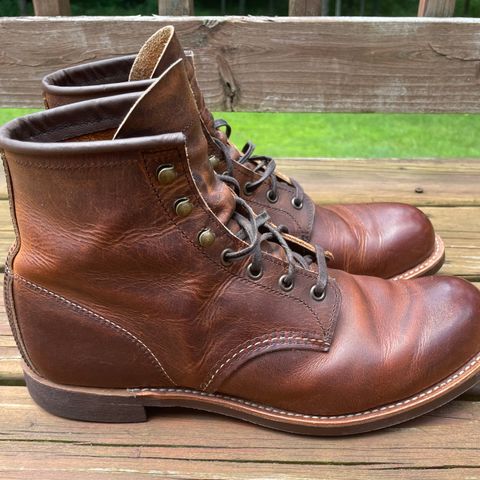 Red Wing Blacksmith in S.B. Foot Copper Rough and Tough