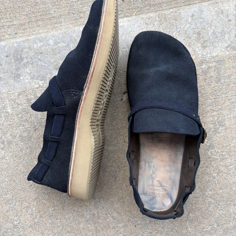 Oak Street Bootmakers Country Loafer in Horween Natural Indigo Chromexcel Roughout