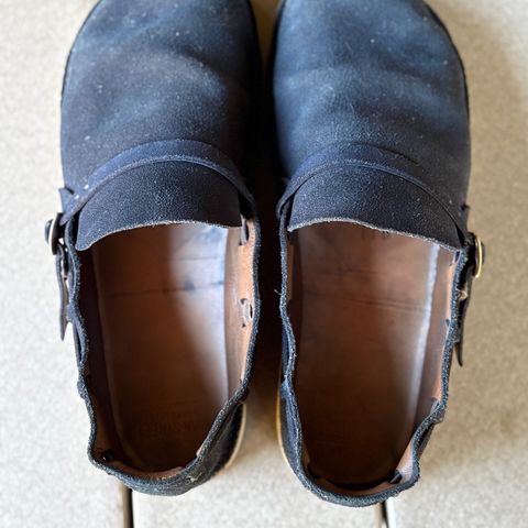 Oak Street Bootmakers Country Loafer in Horween Natural Indigo Chromexcel Roughout