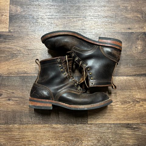 Nicks Falcon in Horween Brown Waxed Flesh