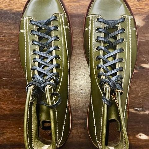 Willie's Handmade Boots Pioneer Lace To Toe in Badalassi Carlo Oliva Minerva