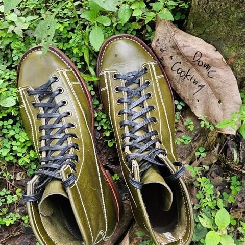 Willie's Handmade Boots Pioneer Lace To Toe in Badalassi Carlo Oliva Minerva