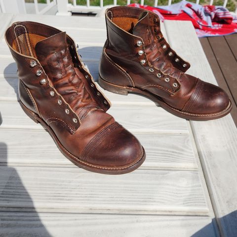 View photo of Red Wing Iron Ranger in S.B. Foot Copper Rough and Tough