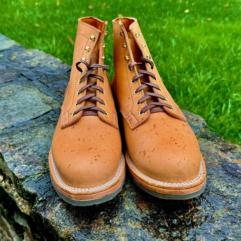 Oldspeed Service Boot 6” in Horween Tan Latigo