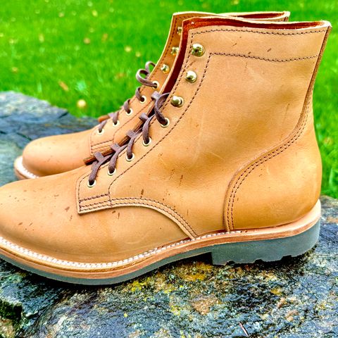 Oldspeed Service Boot 6” in Horween Tan Latigo