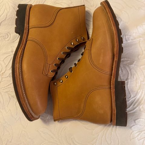 Oldspeed Service Boot 6” in Horween Tan Latigo
