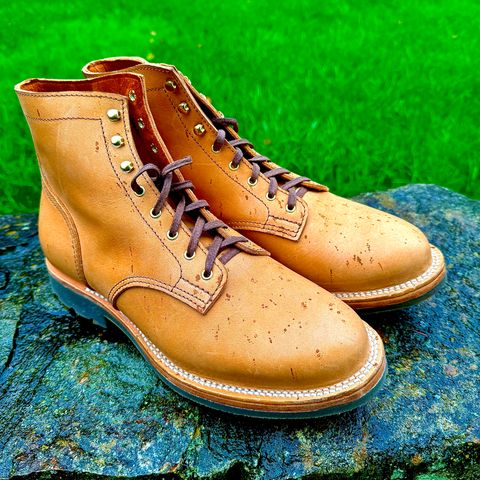 Oldspeed Service Boot 6” in Horween Tan Latigo