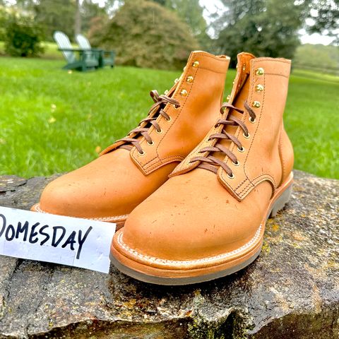 Oldspeed Service Boot 6” in Horween Tan Latigo