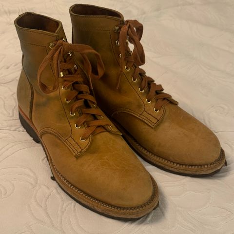 Oldspeed Service Boot 6” in Horween Tan Latigo