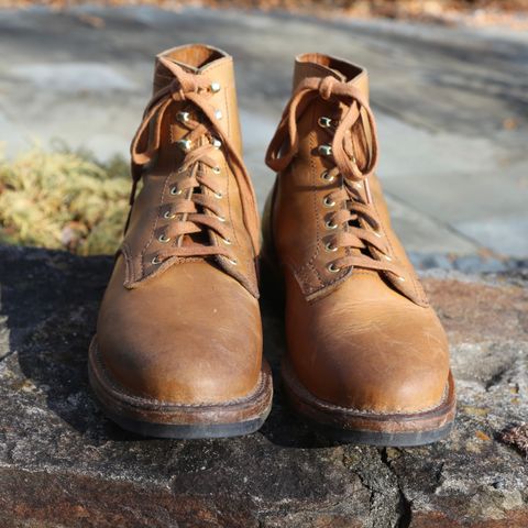 Oldspeed Service Boot 6” in Horween Tan Latigo