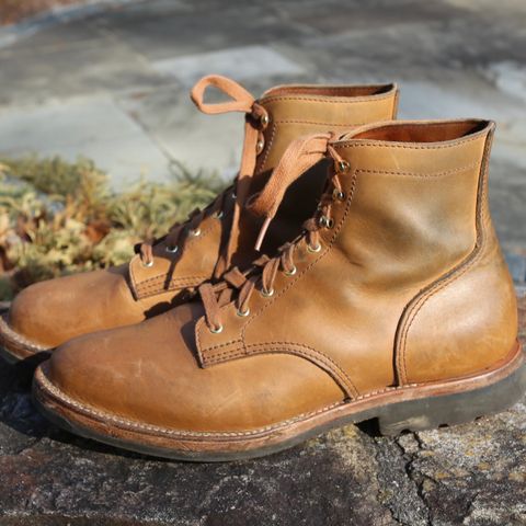 Oldspeed Service Boot 6” in Horween Tan Latigo