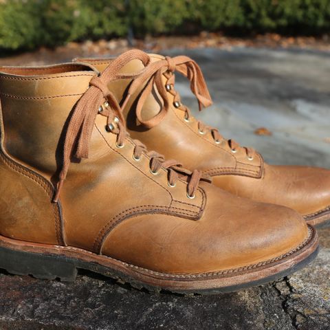 Oldspeed Service Boot 6” in Horween Tan Latigo