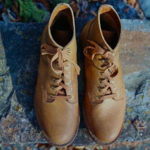 Oldspeed Service Boot 6” in Horween Tan Latigo