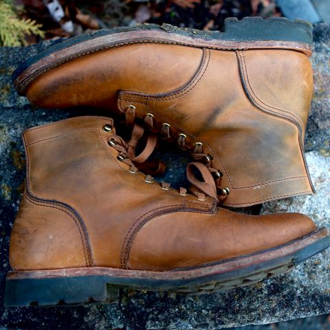 Oldspeed Service Boot 6” in Horween Tan Latigo