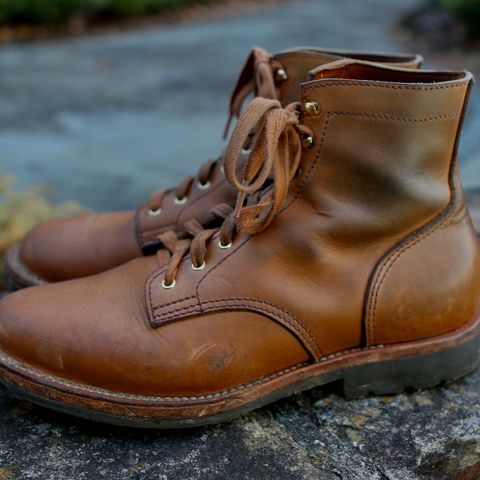 Oldspeed Service Boot 6” in Horween Tan Latigo