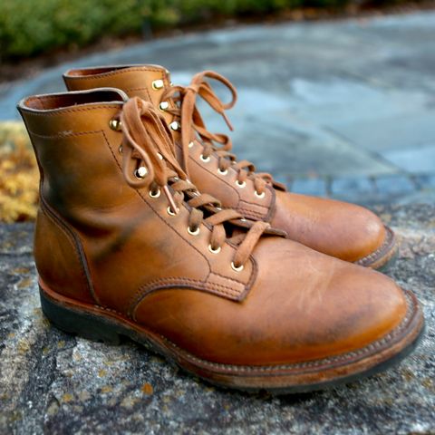 Oldspeed Service Boot 6” in Horween Tan Latigo