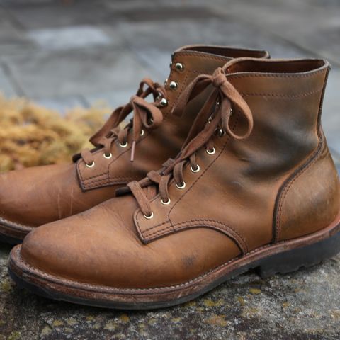Oldspeed Service Boot 6” in Horween Tan Latigo
