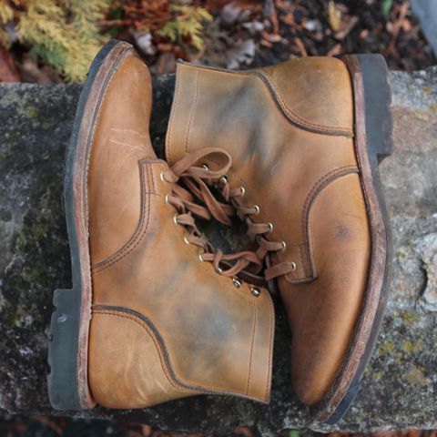 Oldspeed Service Boot 6” in Horween Tan Latigo