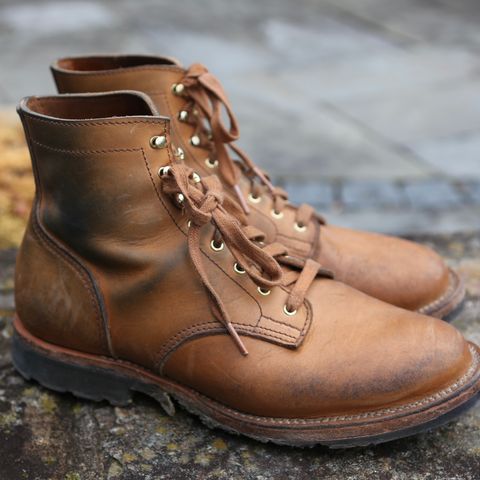 Oldspeed Service Boot 6” in Horween Tan Latigo