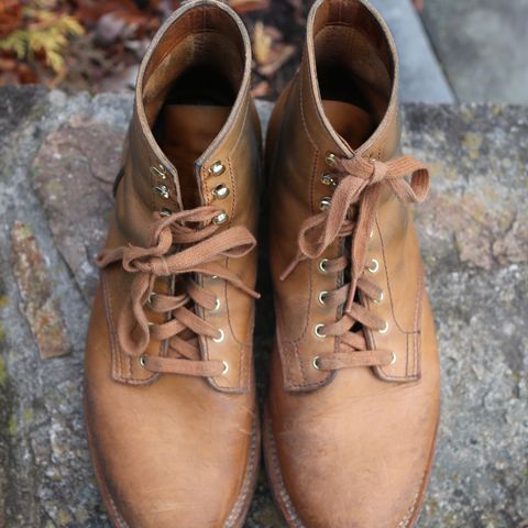 Oldspeed Service Boot 6” in Horween Tan Latigo