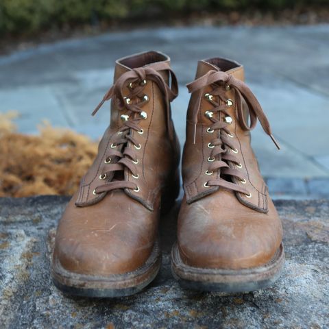 Oldspeed Service Boot 6” in Horween Tan Latigo