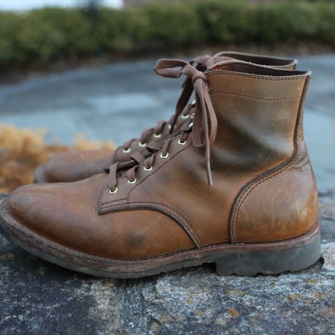 Oldspeed Service Boot 6” in Horween Tan Latigo