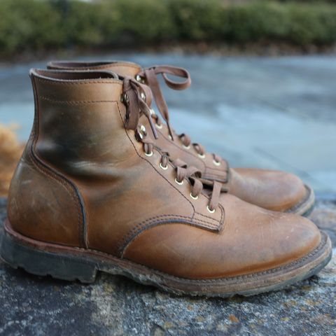 Oldspeed Service Boot 6” in Horween Tan Latigo