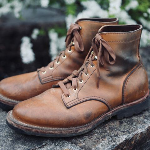 Oldspeed Service Boot 6” in Horween Tan Latigo