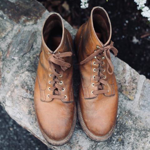 Oldspeed Service Boot 6” in Horween Tan Latigo