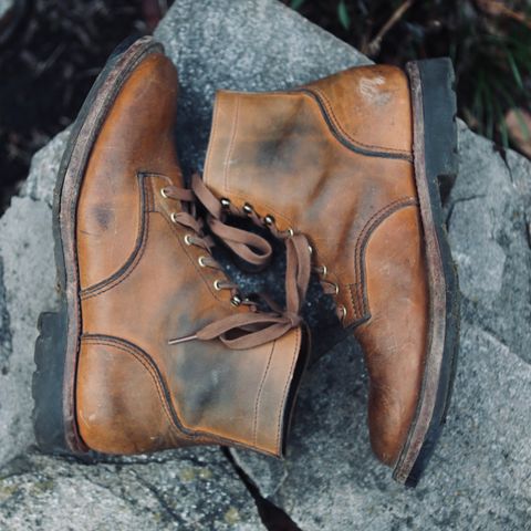 Oldspeed Service Boot 6” in Horween Tan Latigo