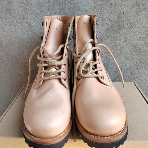 Butts and Shoulders The Heritage Boots in Natural Leather