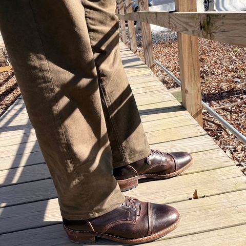 Thursday Vanguard in Horween Waxed Cacao